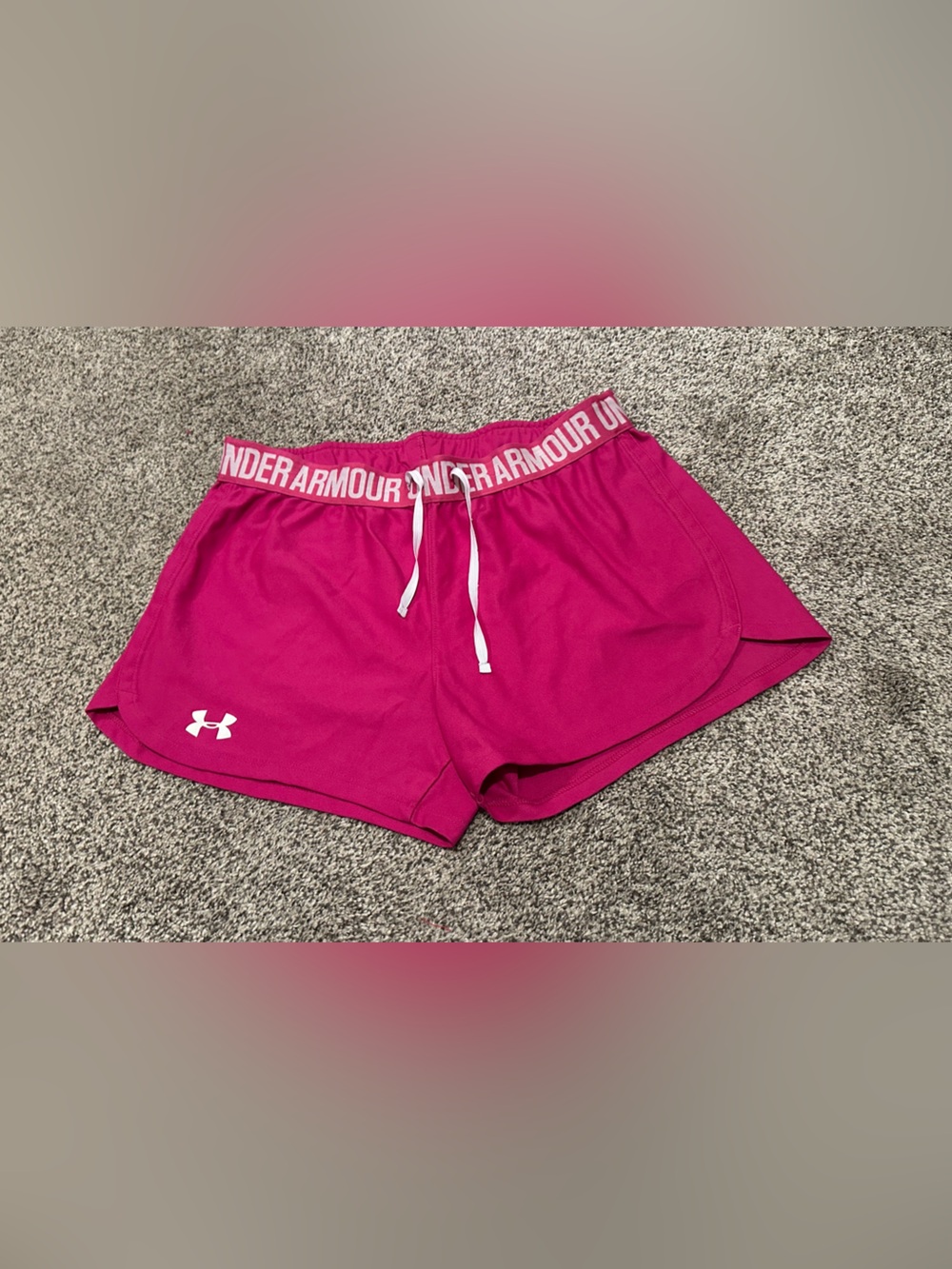 Under Armour Hot Pink Athletic Shorts